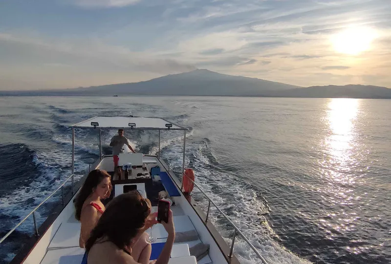 Sunset Boat Group Tour Taormina