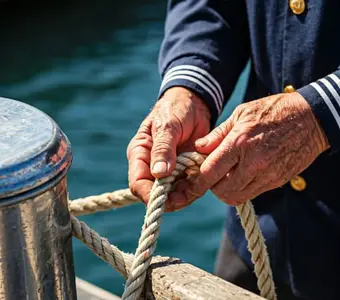 Mani di marinaio esperto